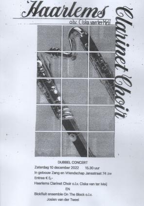 Zaterdag 10 december een combiconcert!